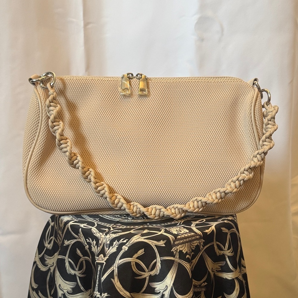 Chic Beige Women's Shoulder Bag